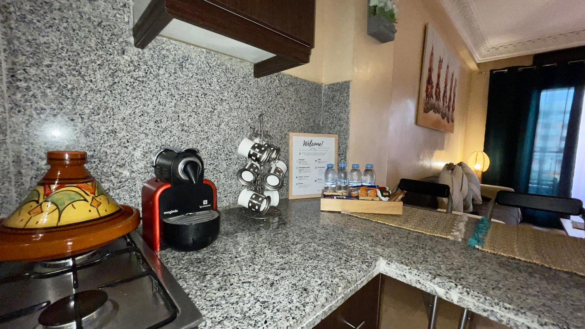 Perle En Plein Gueliz Appartement Marrakesh Buitenkant foto